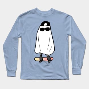 Ghost on skateboard Long Sleeve T-Shirt